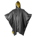 Reversible Black/Yellow PVC Poncho